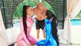 Poolside Fashionistas – Luna Star & Ryan Reid